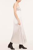 Lamé Pleated Dress