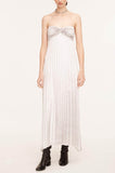 Lamé Pleated Dress