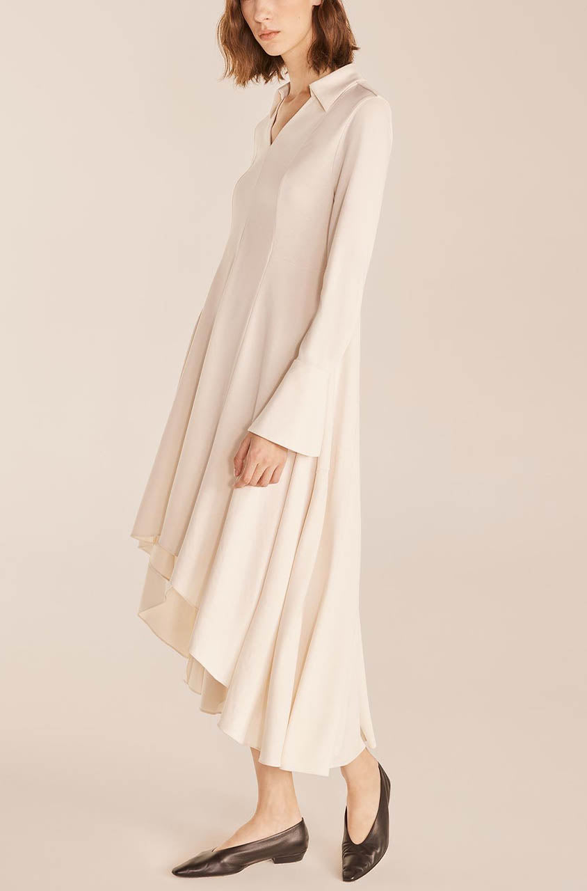Cupro Dress in Papier Mache by Rebecca Taylor