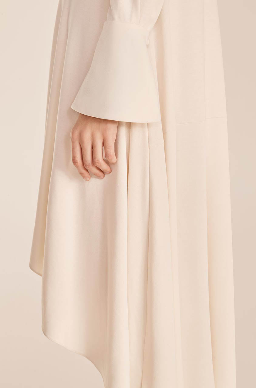 Cupro Dress in Papier Mache by Rebecca Taylor