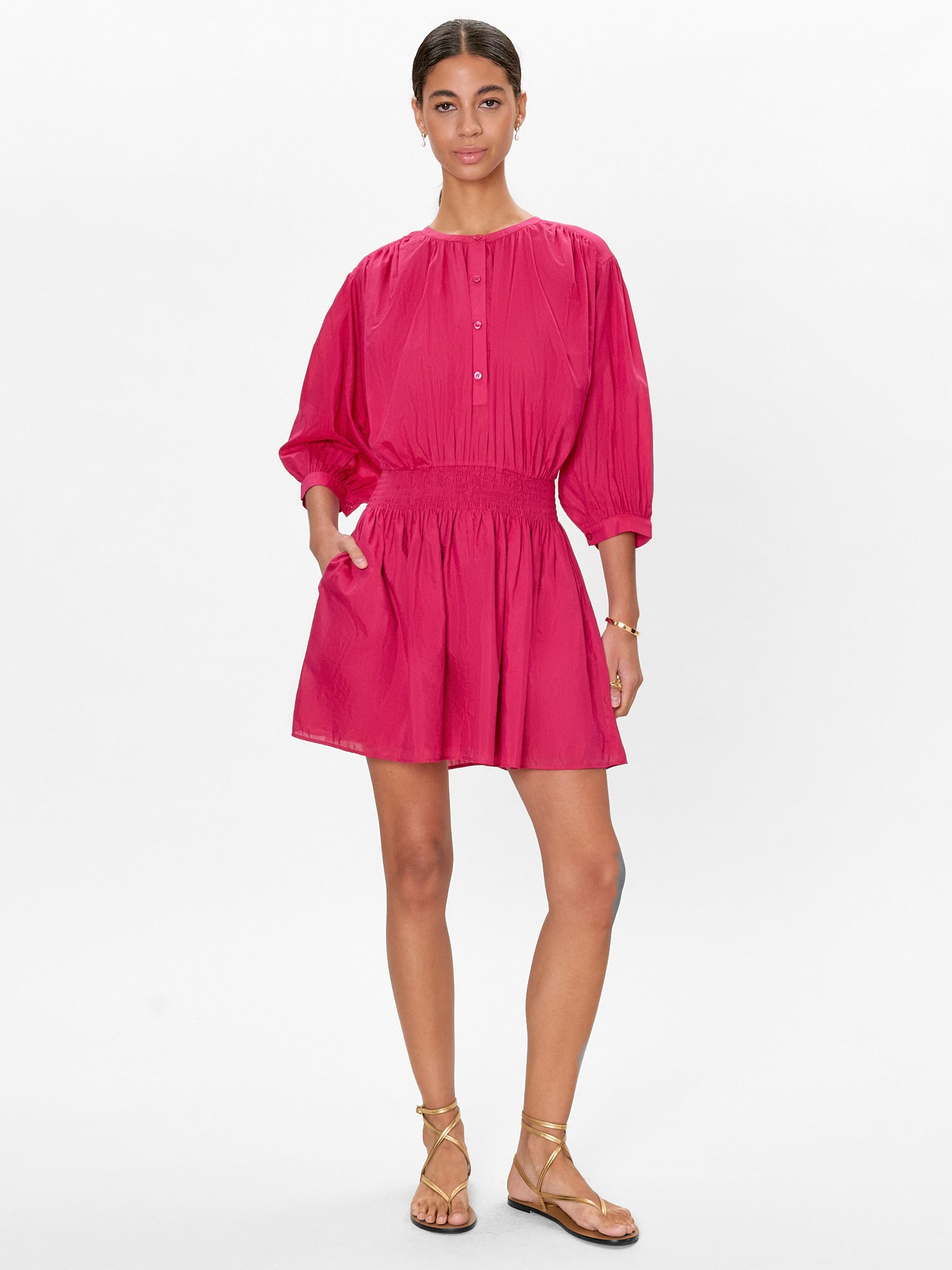 Lilou Dress in Fuchsia by Rebecca Taylor