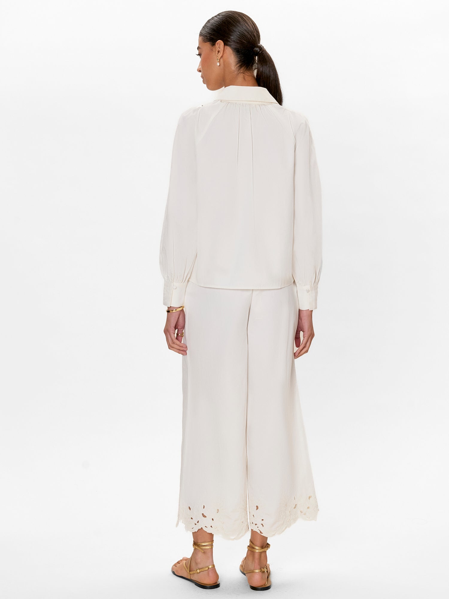 Rachelle Pant in Ivory by Rebecca Taylor