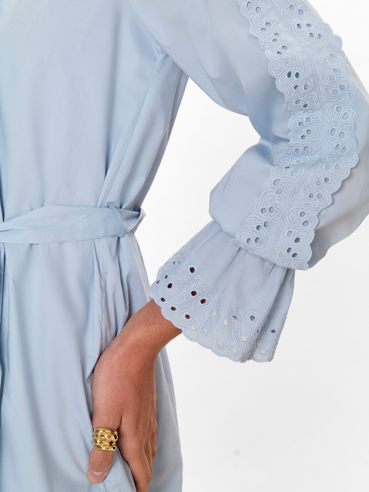 Lorelai Tunic Dress in Chambray by Rebecca Taylor