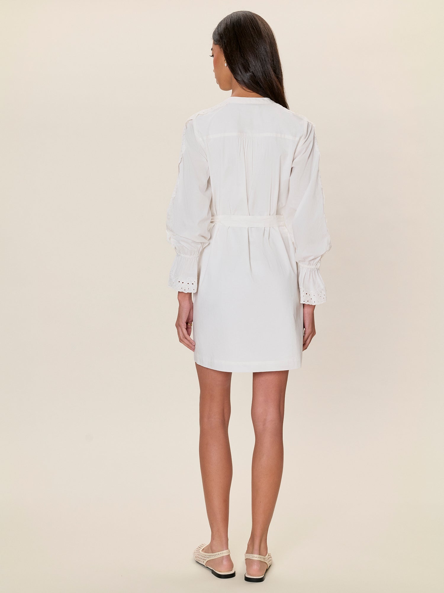 Lorelai Tunic Dress in Ivory by Rebecca Taylor