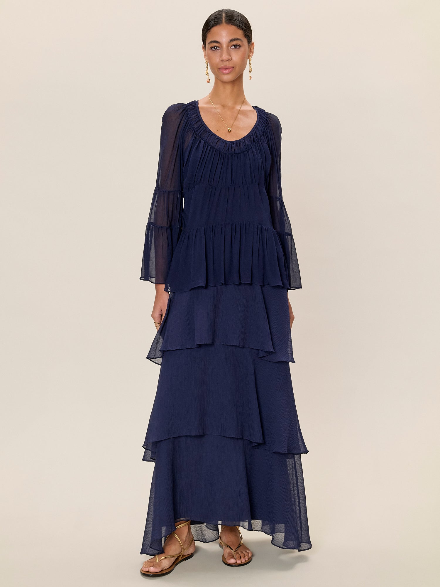 Skye Blouse in Maritime Blue by Rebecca Taylor