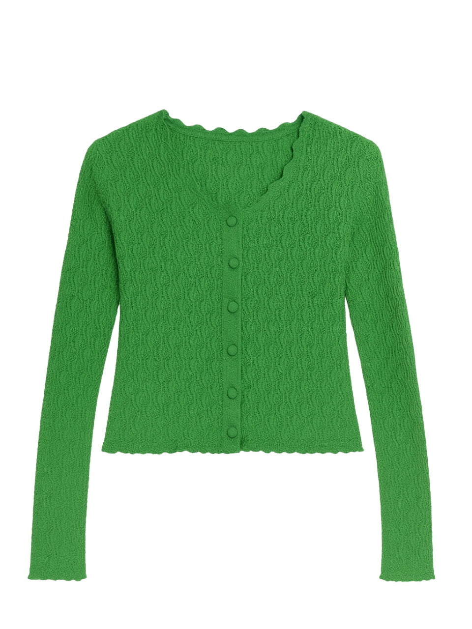 Taryn Knit Cardigan in Forest Green by Rebecca Taylor