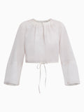 Brielle Cropped Poplin Top