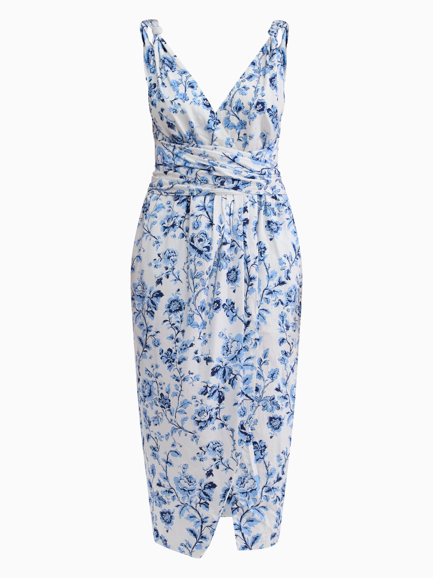 Emelia Printed Dress in Alaskan Blue Multi by Rebecca Taylor