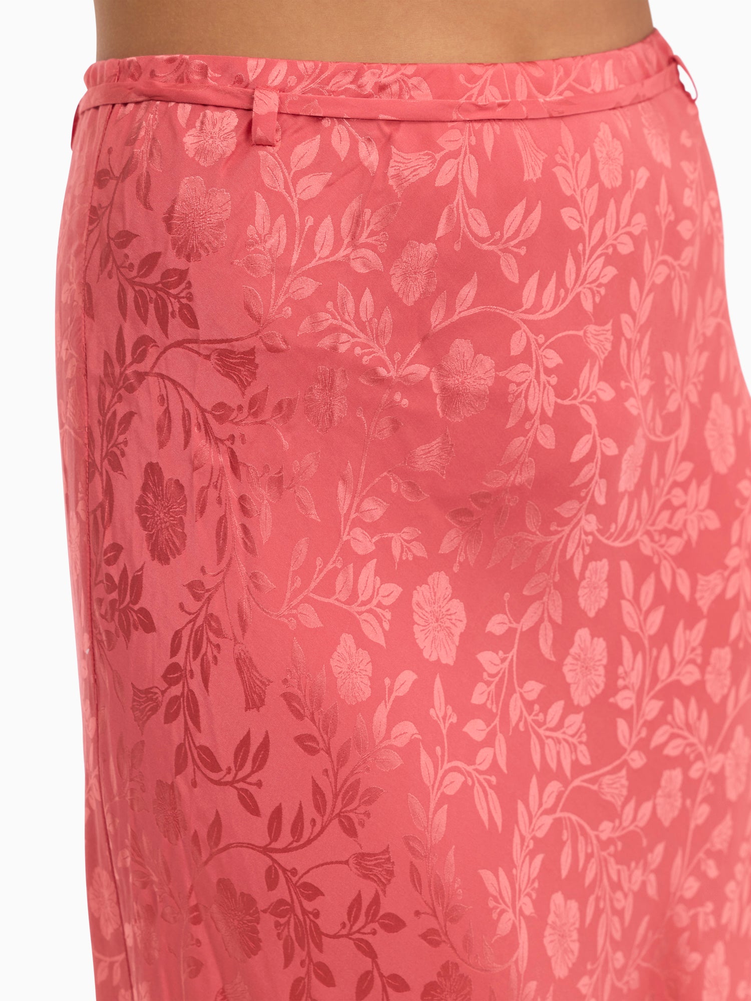 Emery Jacquard Skirt in Coral Blush by Rebecca Taylor