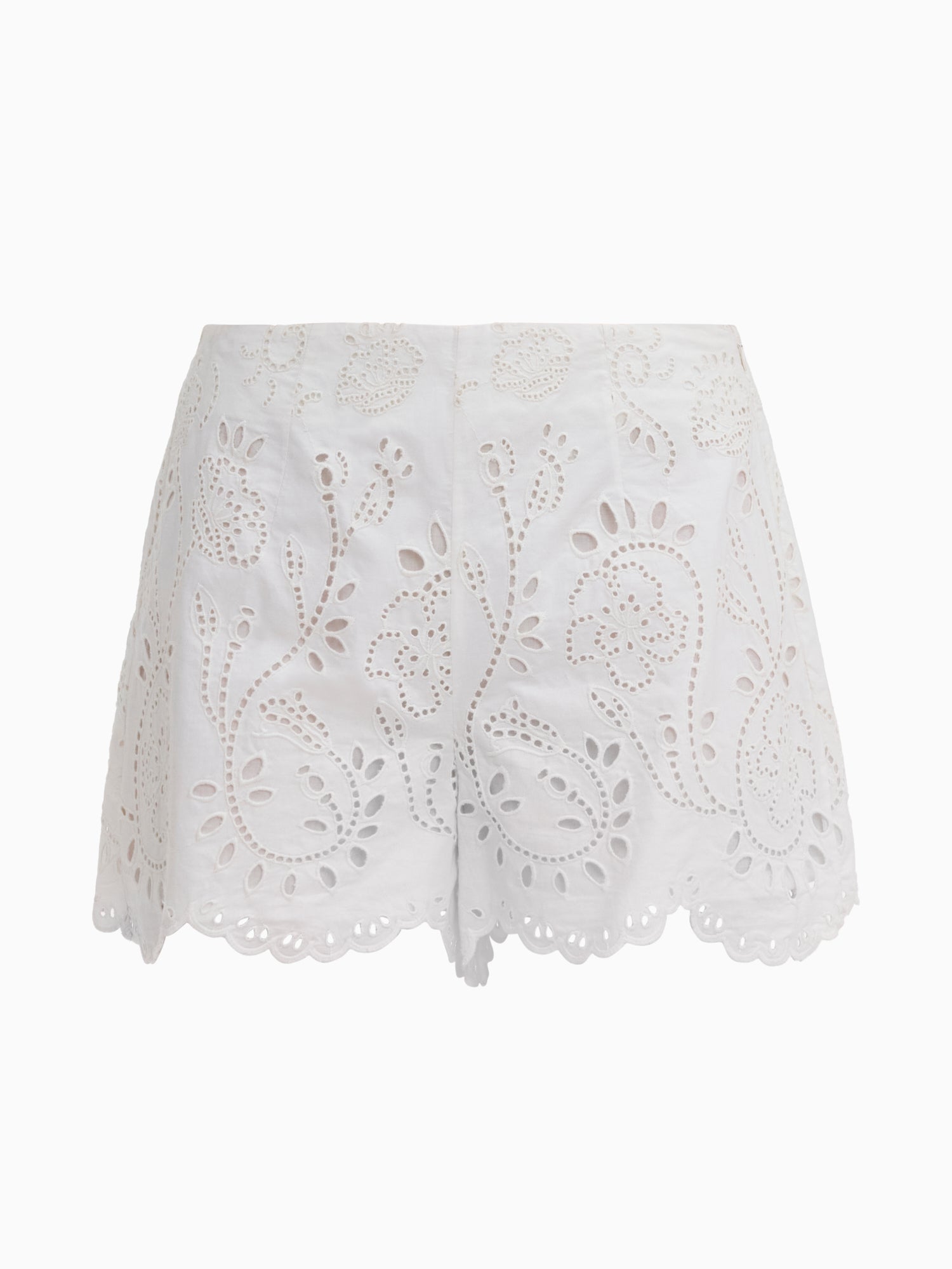 Brielle Poplin Eyelet Short in Ivory by Rebecca Taylor