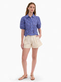Brielle Poplin Eyelet Shirt