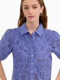 Brielle Poplin Eyelet Shirt