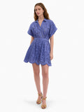 Brielle Poplin Eyelet Mini Dress