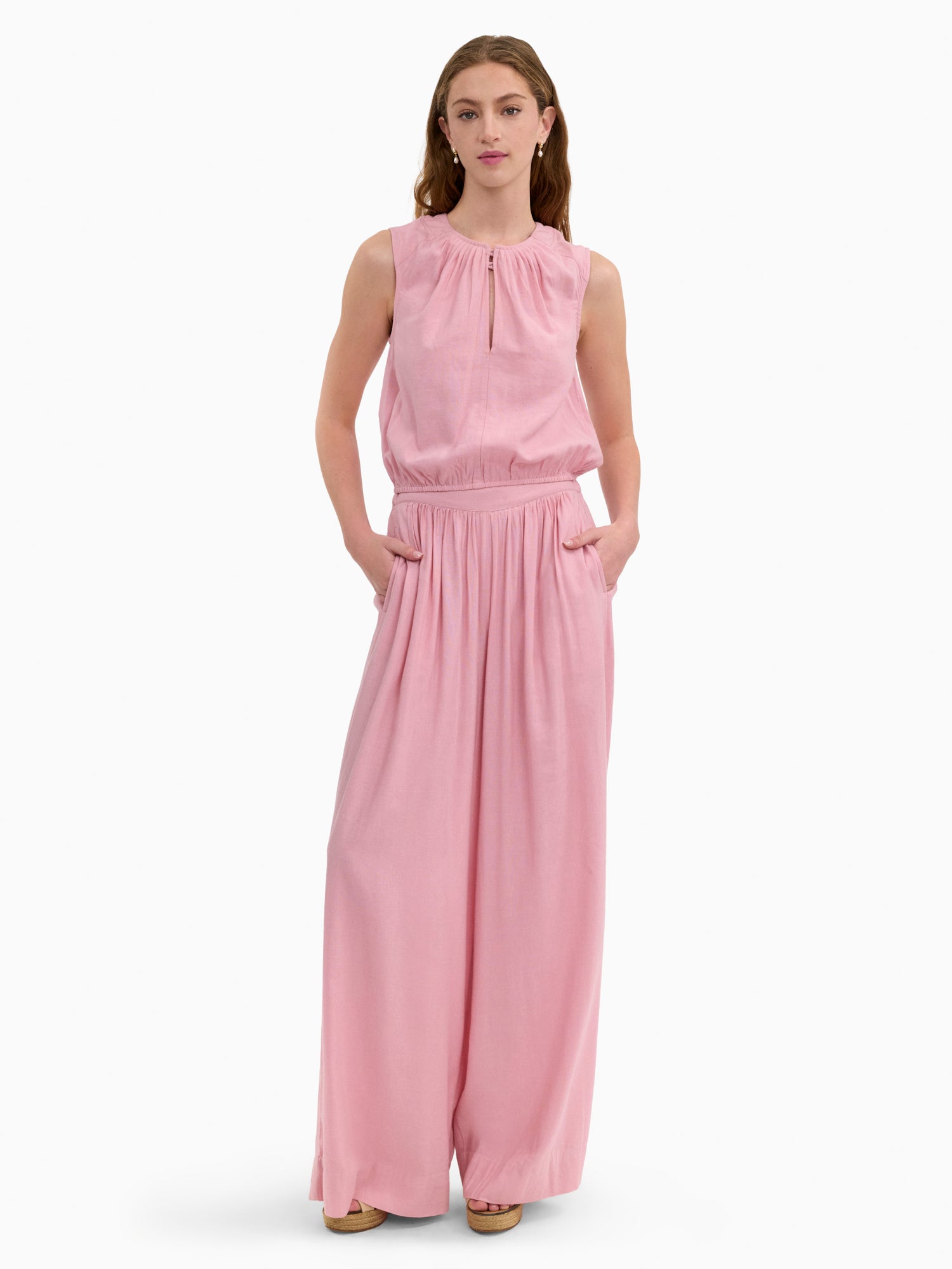 Cleo Pant in Vintage Rose by Rebecca Taylor