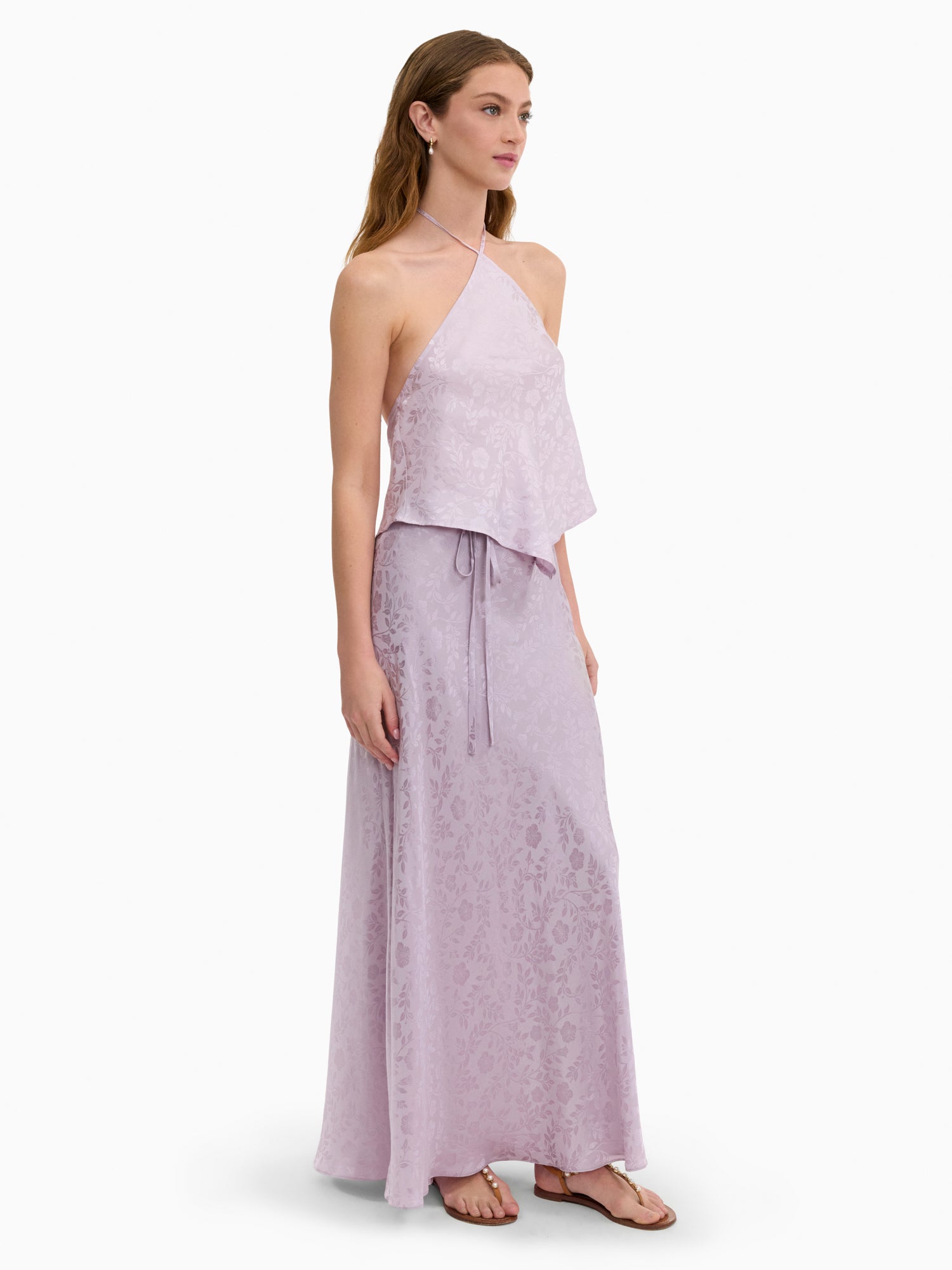 Emery Jacquard Skirt in Wisteria by Rebecca Taylor