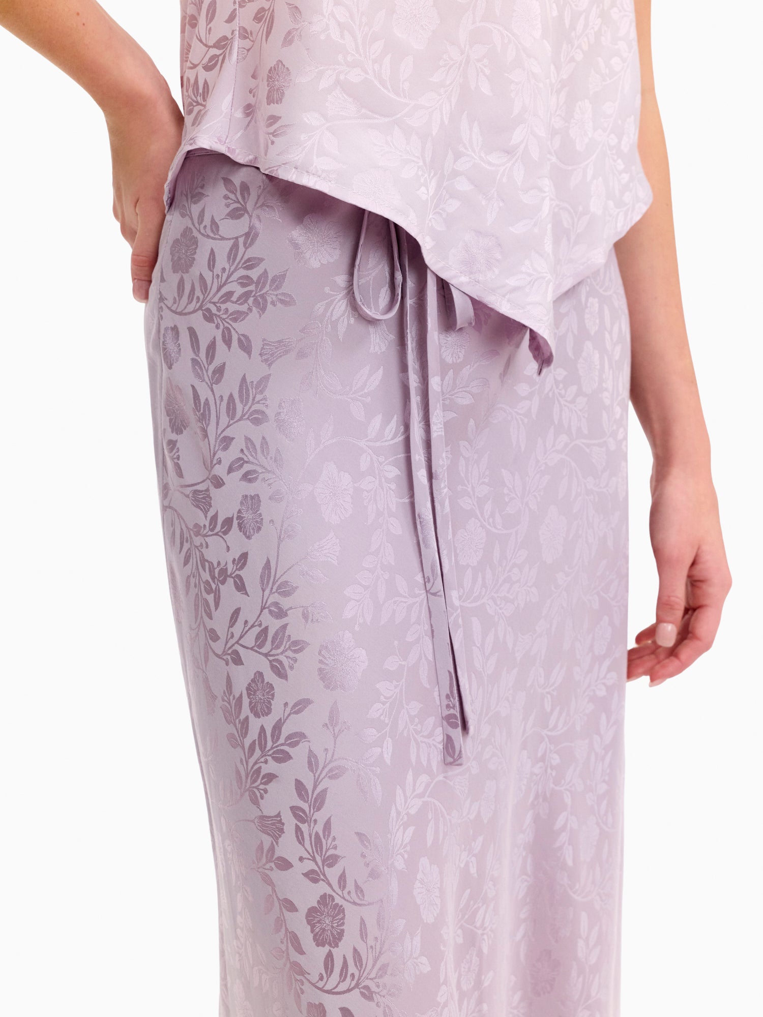 Emery Jacquard Skirt in Wisteria by Rebecca Taylor