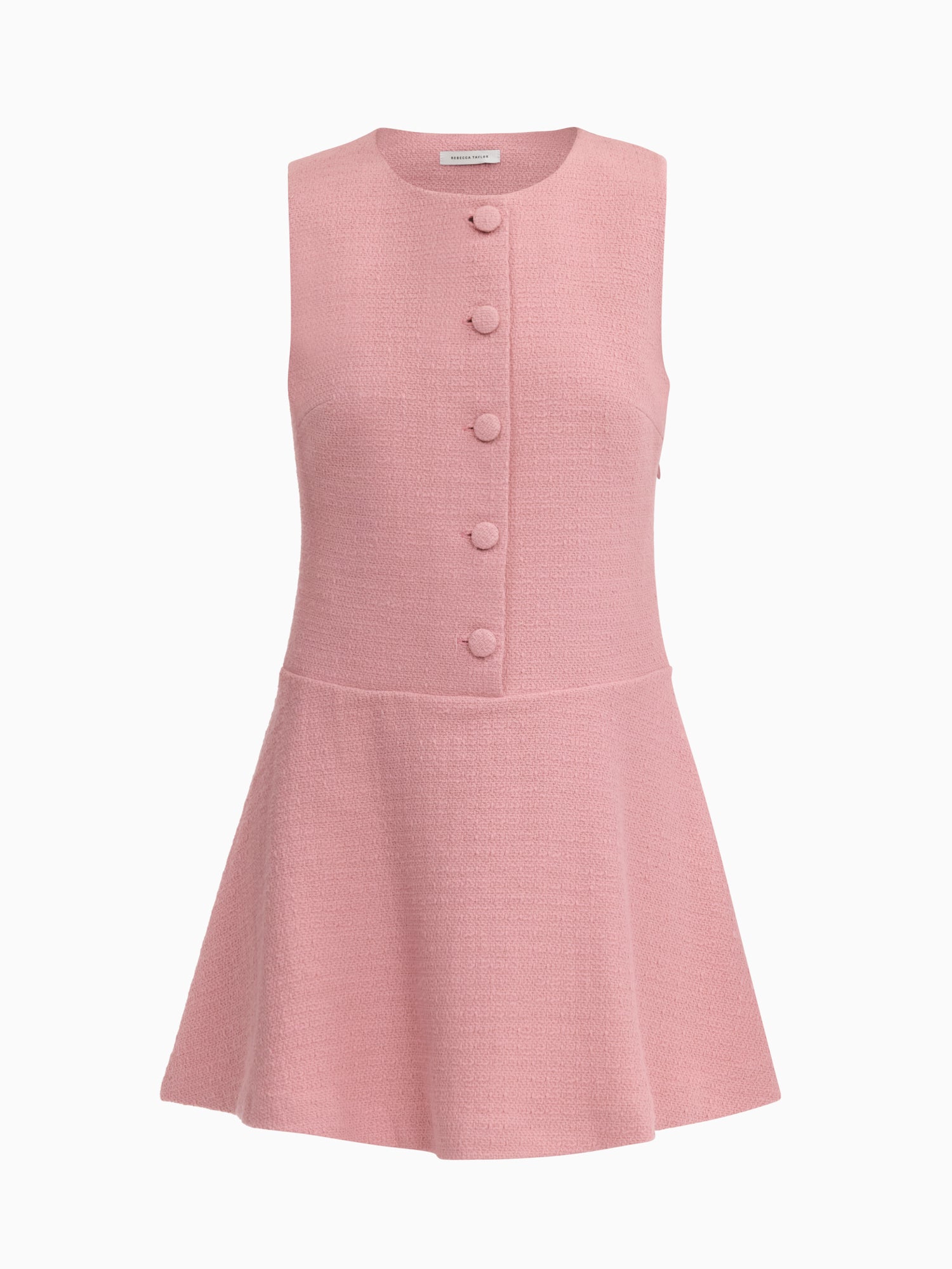 Margot Tweed Dress in Vintage Rose by Rebecca Taylor