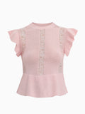 Rhea Lace Knit Sweater