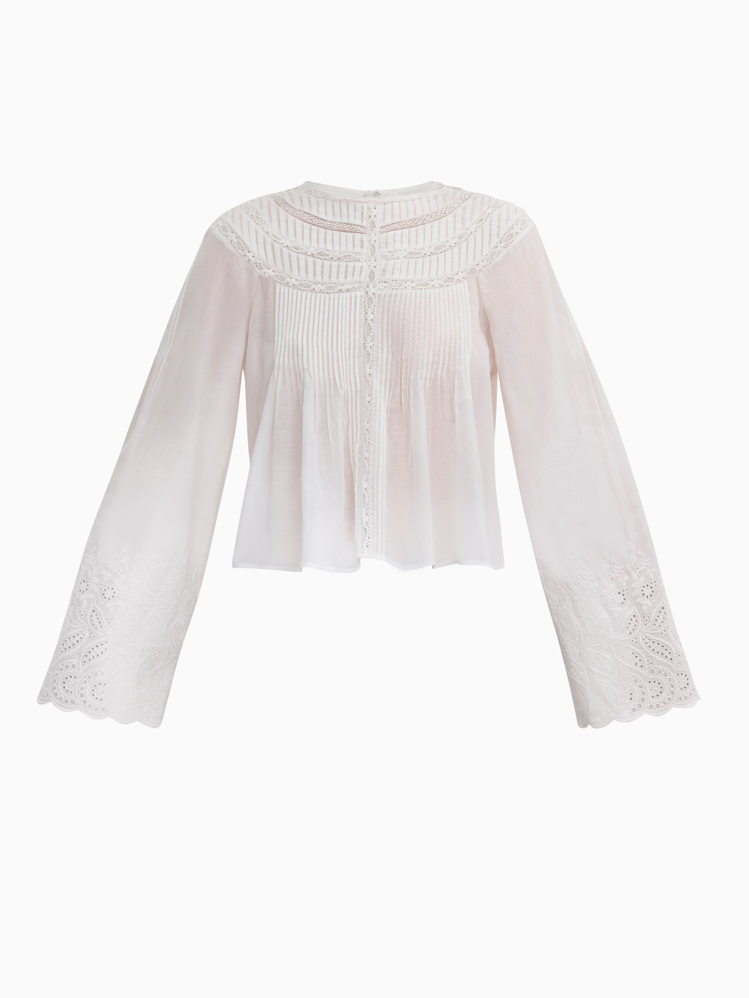 Sabine Blouse in Ivory by Rebecca Taylor