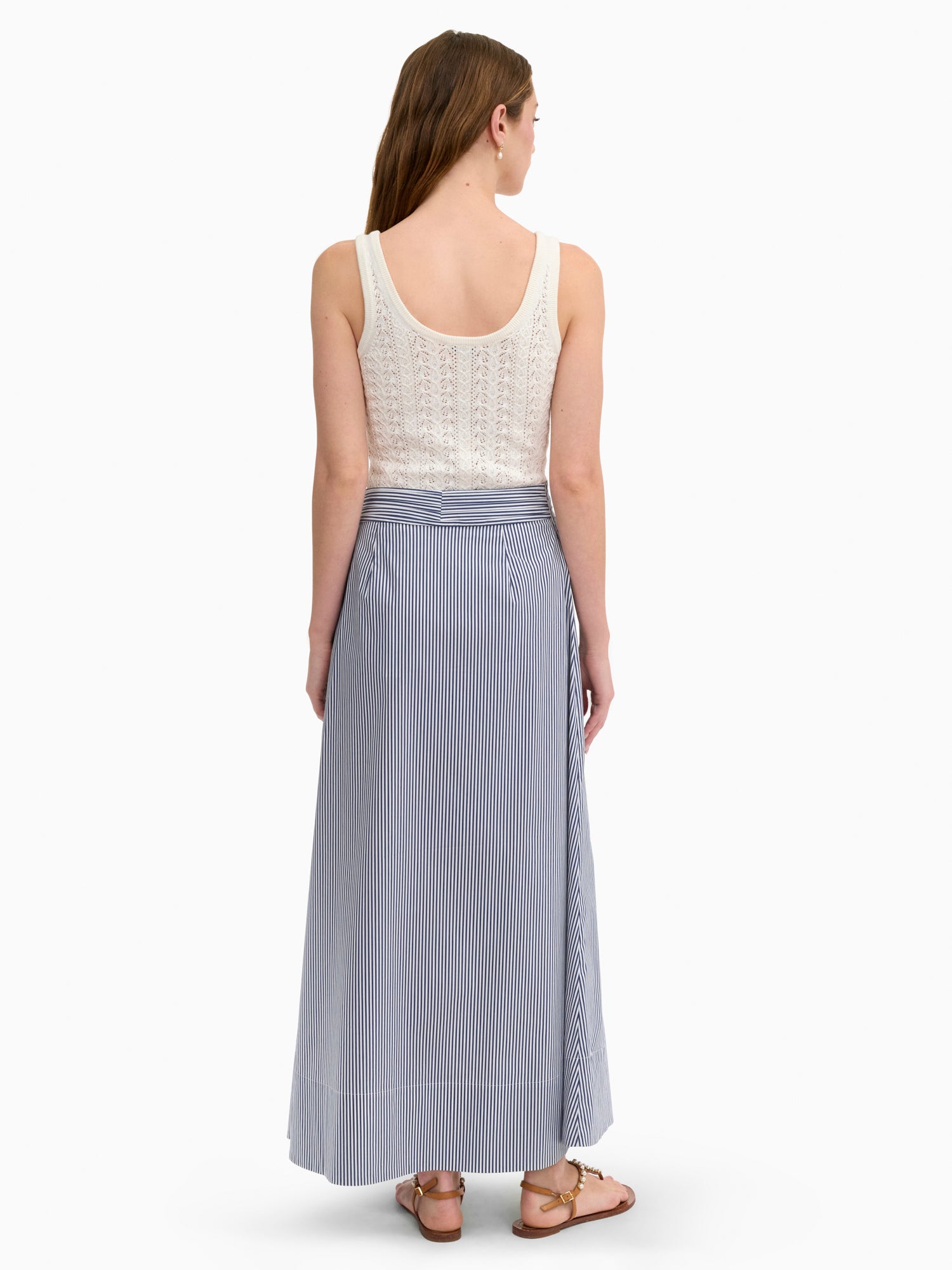 Verana Knit Tank in Ivory by Rebecca Taylor