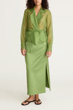 Organza Wrap Shirt