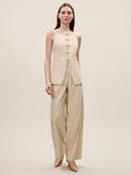 Beatrice Stretch Linen Pant