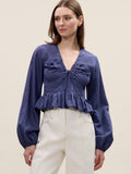Allegra Stripe Blouse