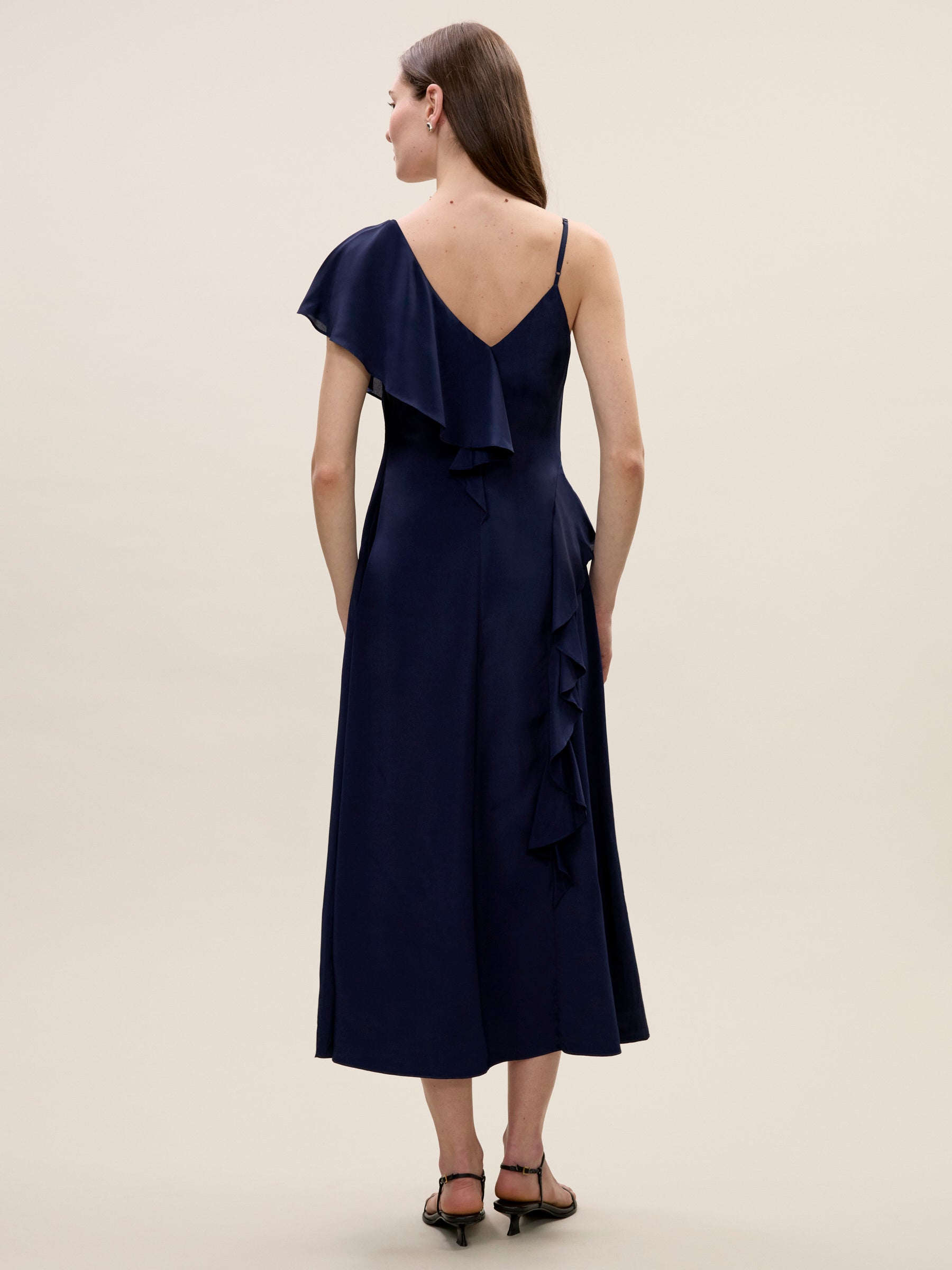 Irie Silky Dress in Navy by Rebecca Taylor