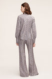 Violet Fleur Silk Pajama Pant
