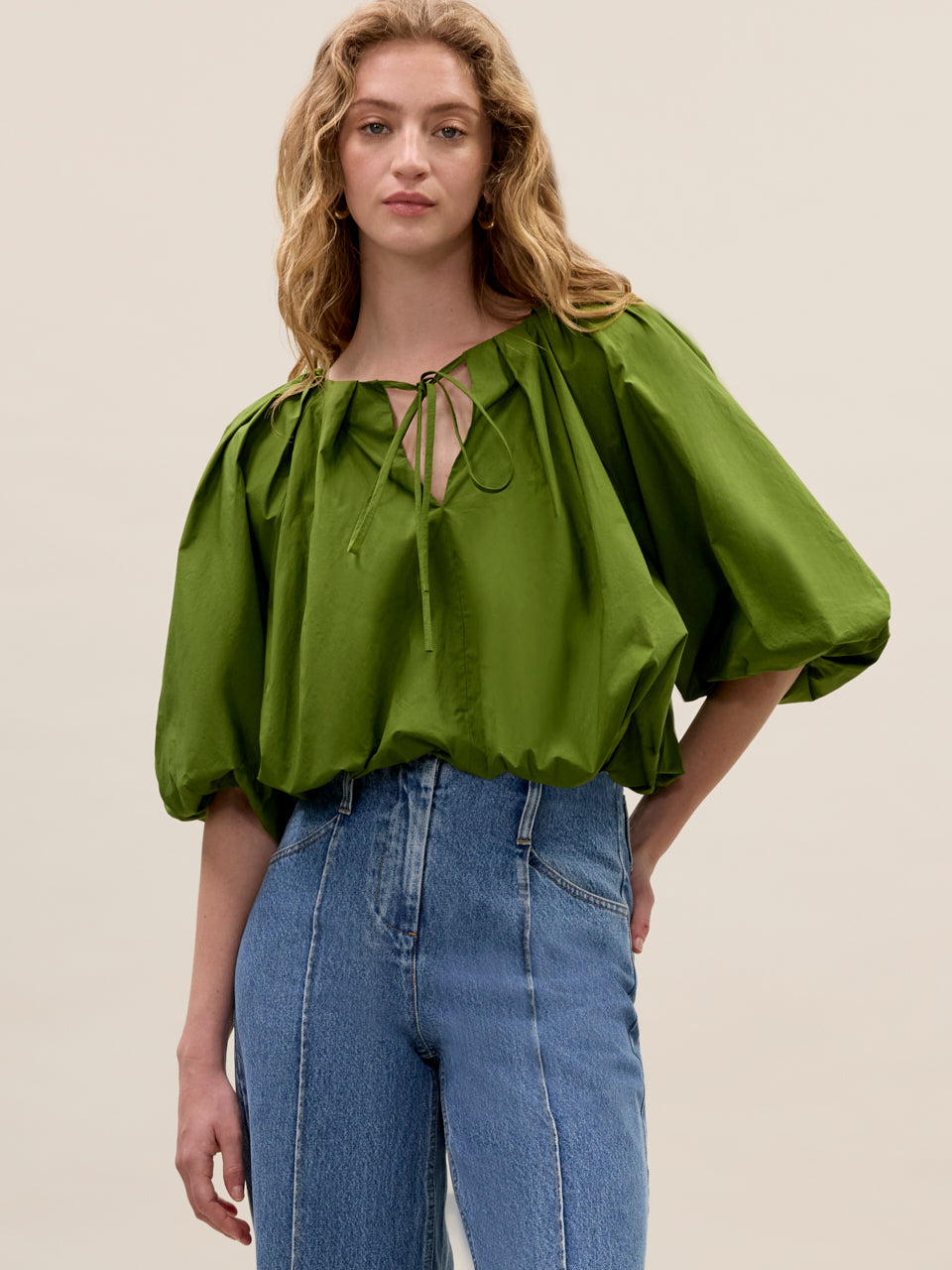 Isla Bubble Top in Meadow by Rebecca Taylor