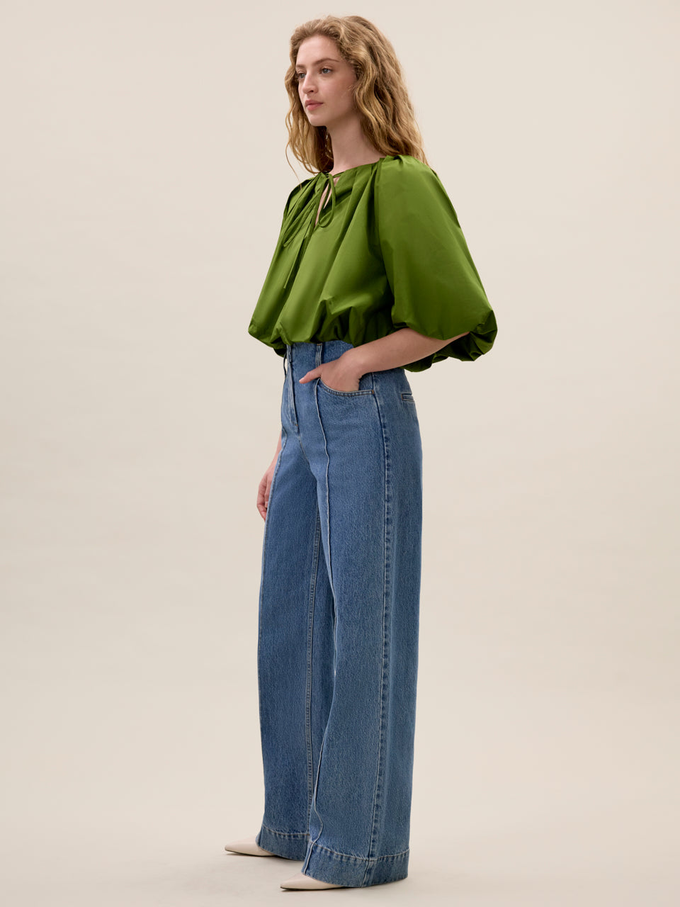 Dax Denim Pant in Dax Wash by Rebecca Taylor