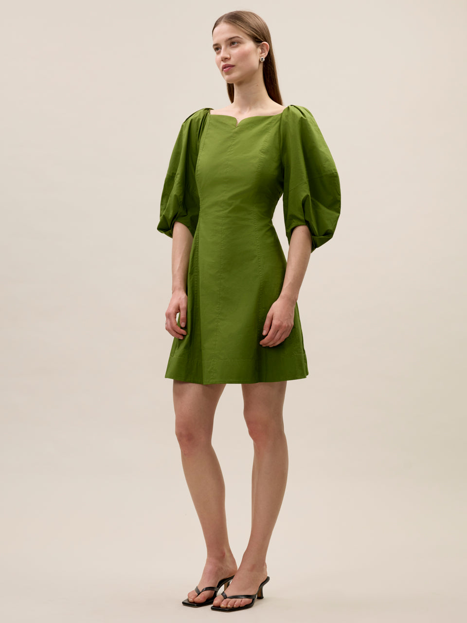 Isla Poplin Mini Dress in Meadow by Rebecca Taylor