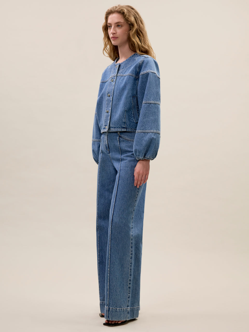 Dax Denim Jacket in Dax Wash by Rebecca Taylor