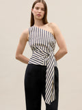 Isla Stripe Poplin Top