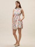 Acosanti Floral Shirt Dress