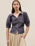 Isla Stripe Poplin Shirt