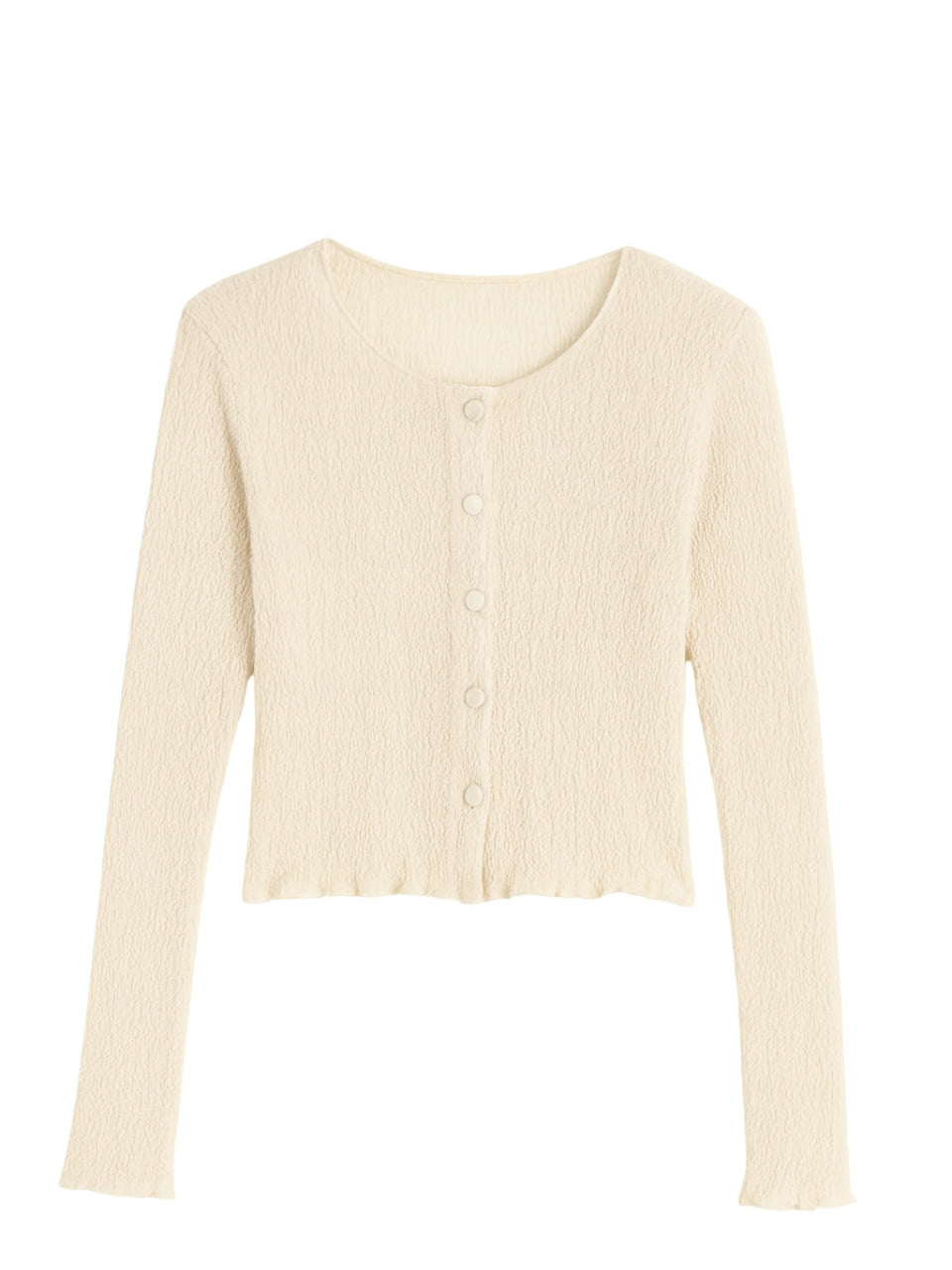 Taryn Knit Cardigan in Cream by Rebecca Taylor