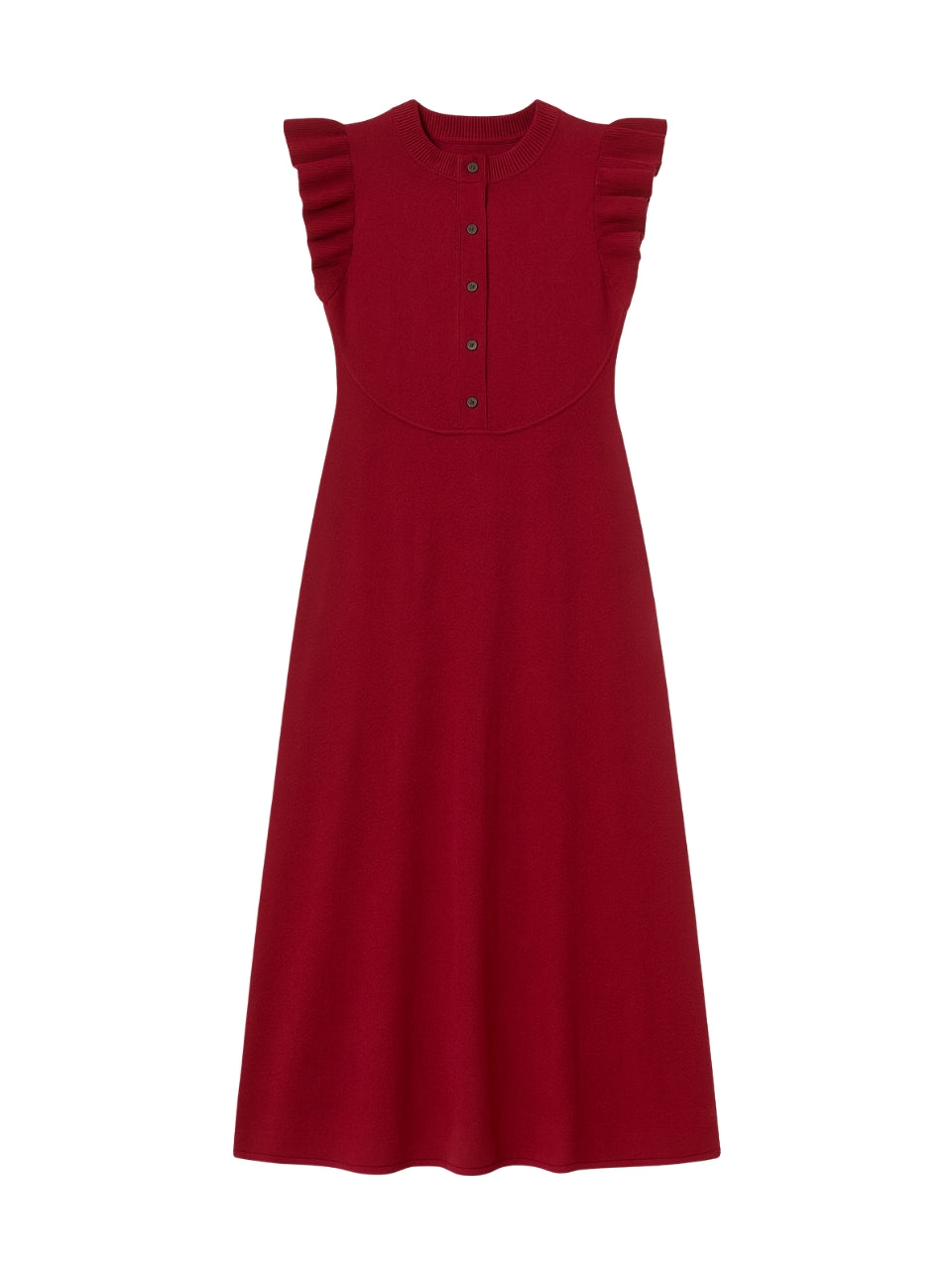 Rhea Sweater Dress in Dark Berry by Rebecca Taylor