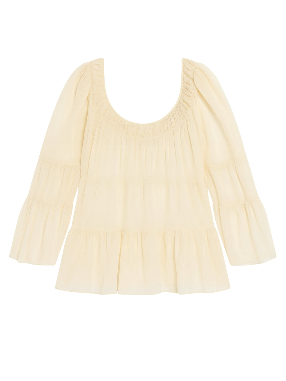 Skye Blouse in Cream by Rebecca Taylor