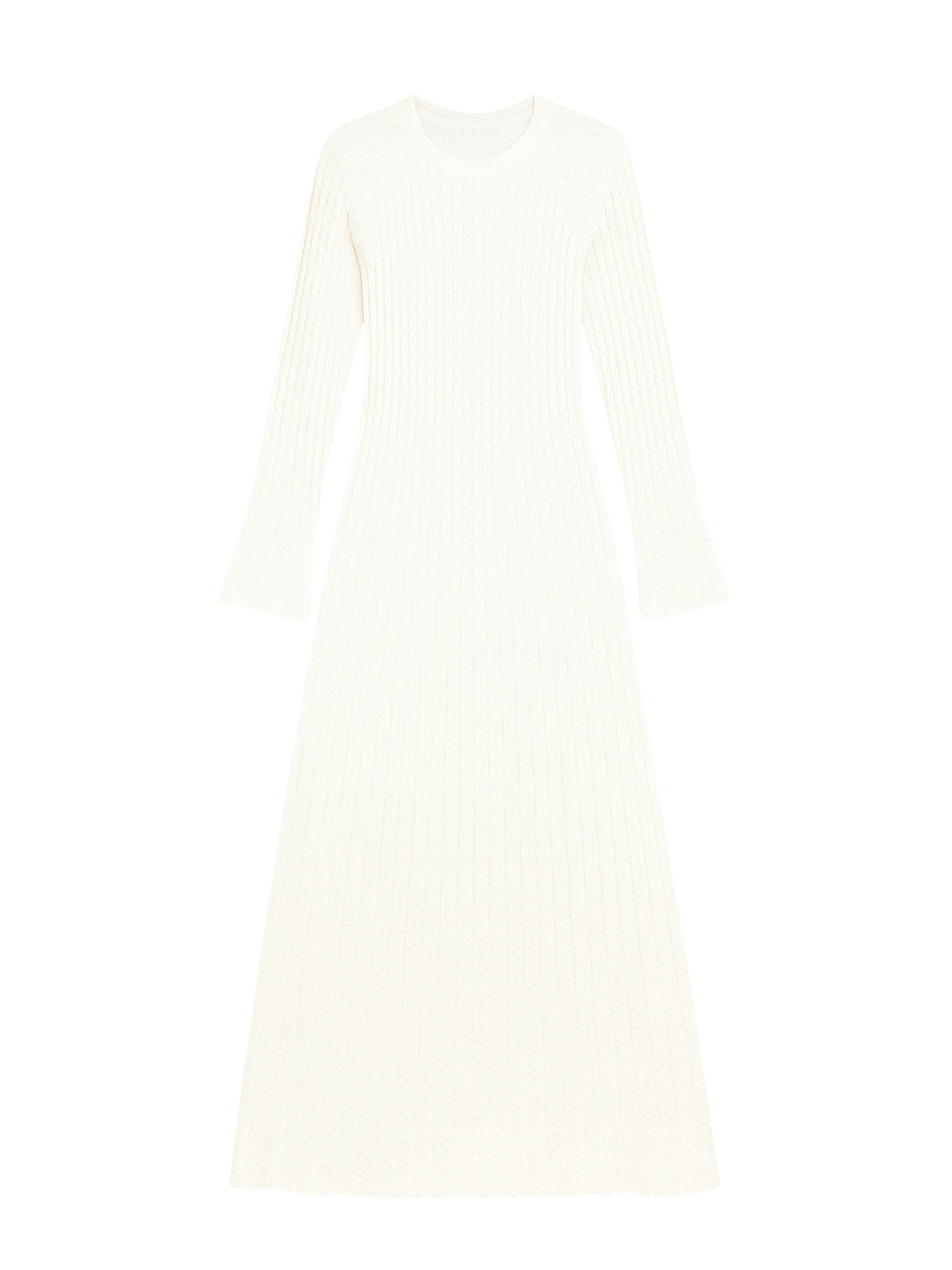 Ella Sweater Dress in Ivory by Rebecca Taylor
