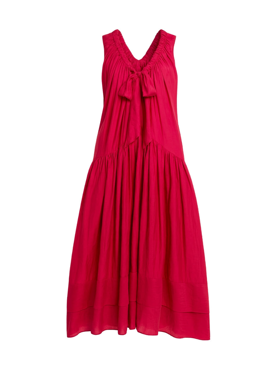 Lilou Sleeveless Dress in Fuchsia by Rebecca Taylor