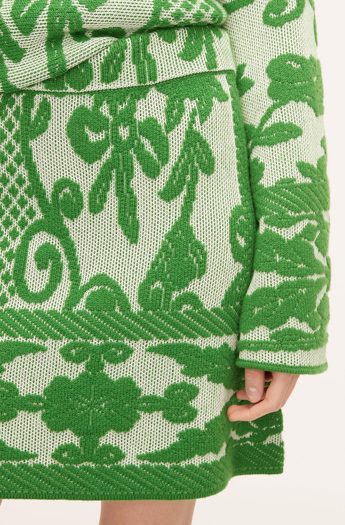 Tapestry Jacquard Skirt in Tapestry Fleur Golf Combo by Rebecca Taylor