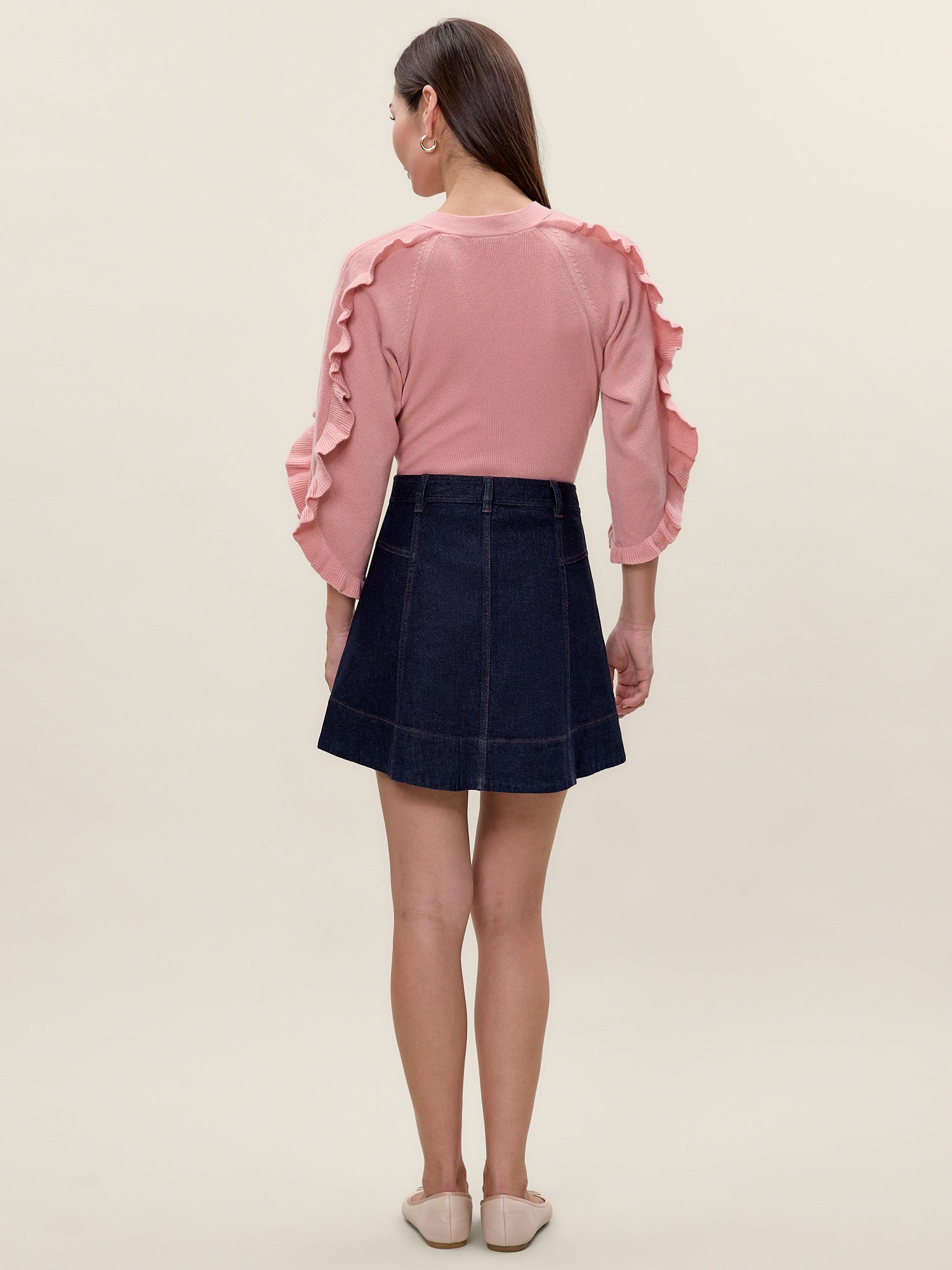 Carmen Denim Skirt in Carmen Indigo by Rebecca Taylor