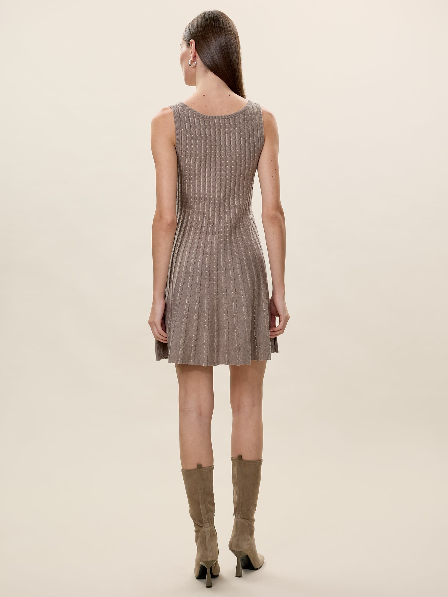 Dorothy Sweater Dress in Oatmeal by Rebecca Taylor