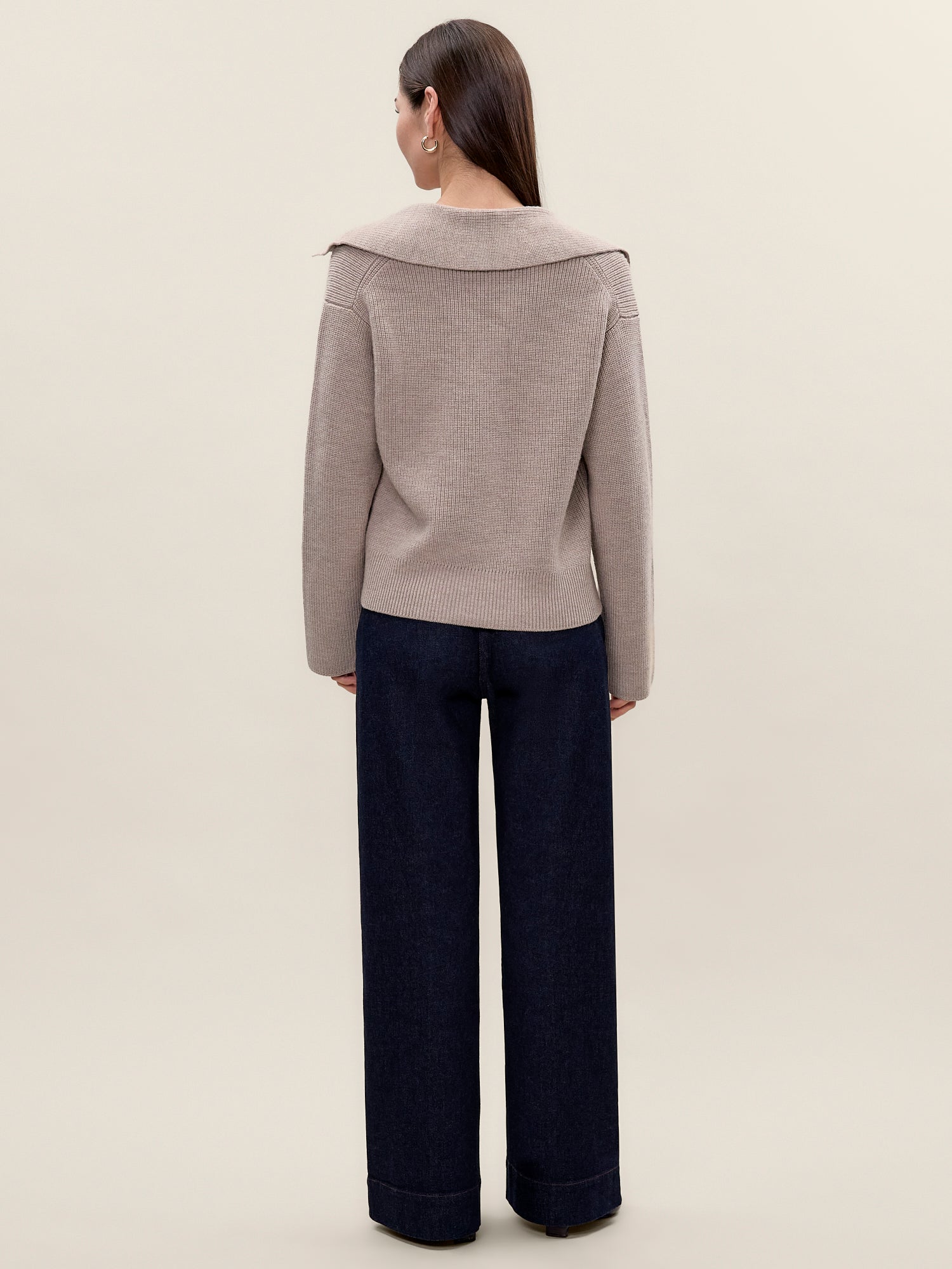 Giselle Knit Sweater in Camel by Rebecca Taylor