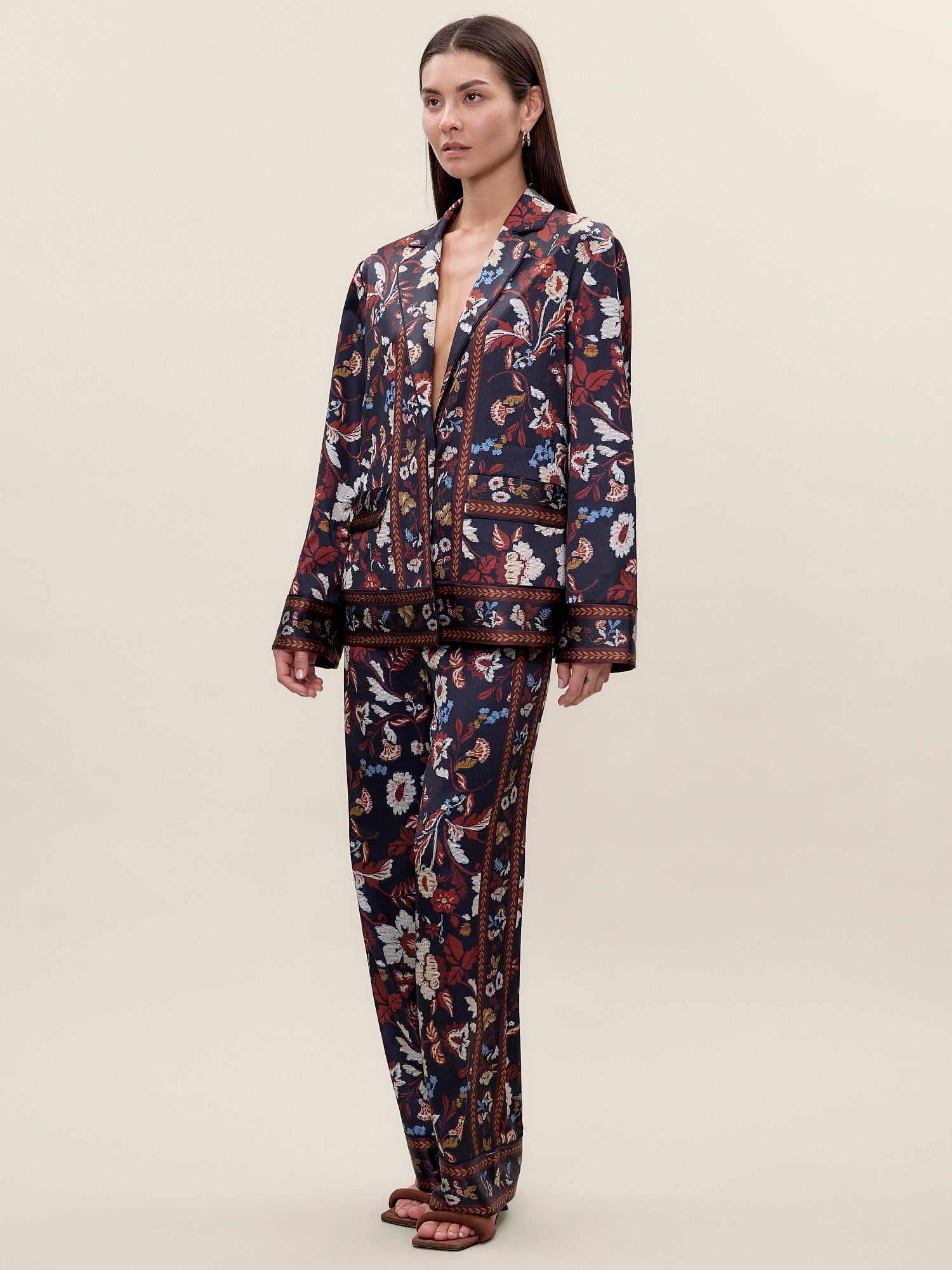 Selah Jacket in Navy Combo by Rebecca Taylor