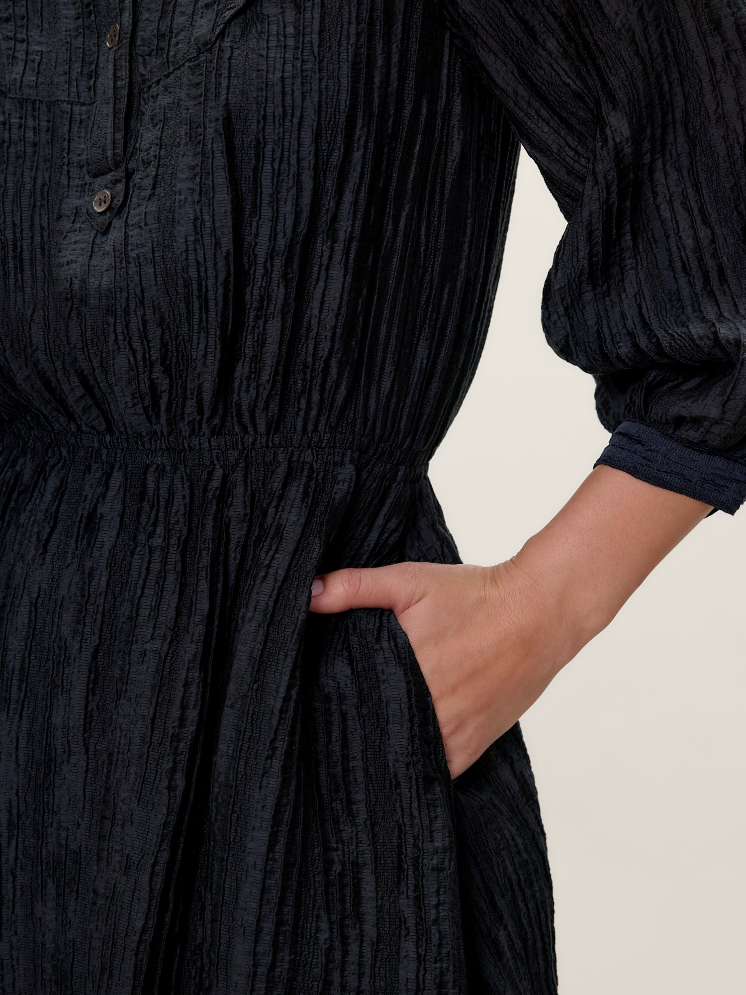 Olivia Mini Dress in Graphite by Rebecca Taylor