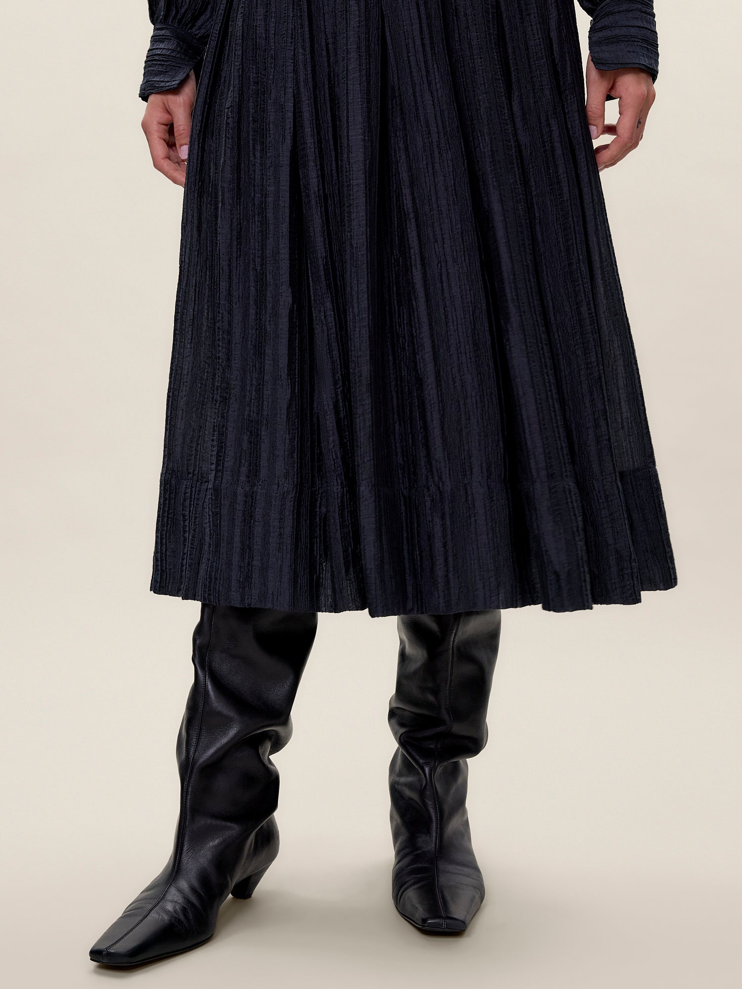 Olivia Dress in Graphite by Rebecca Taylor