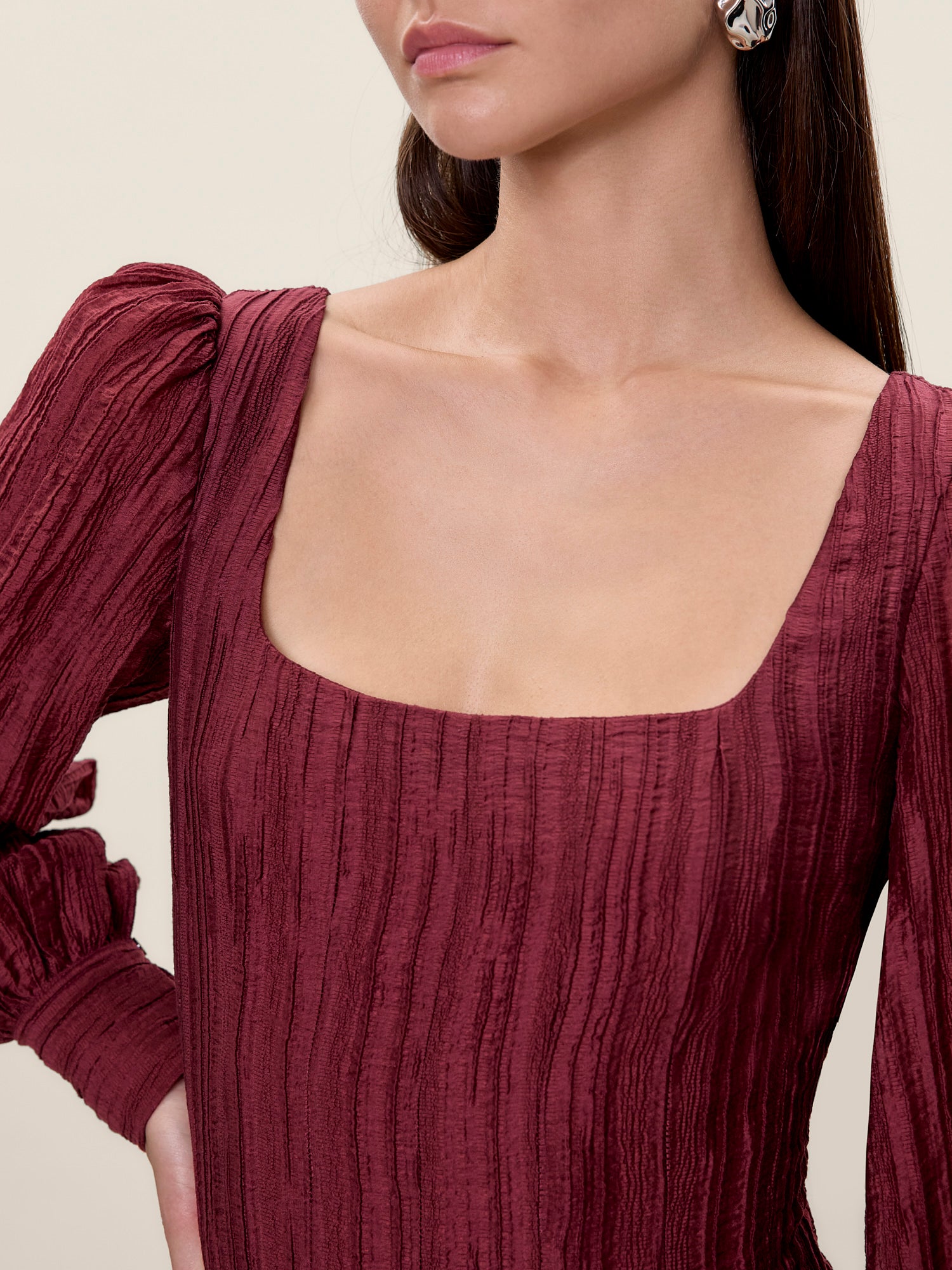 Olivia Dress in Sangria by Rebecca Taylor