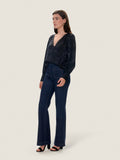 Audrey Jacquard Blouse